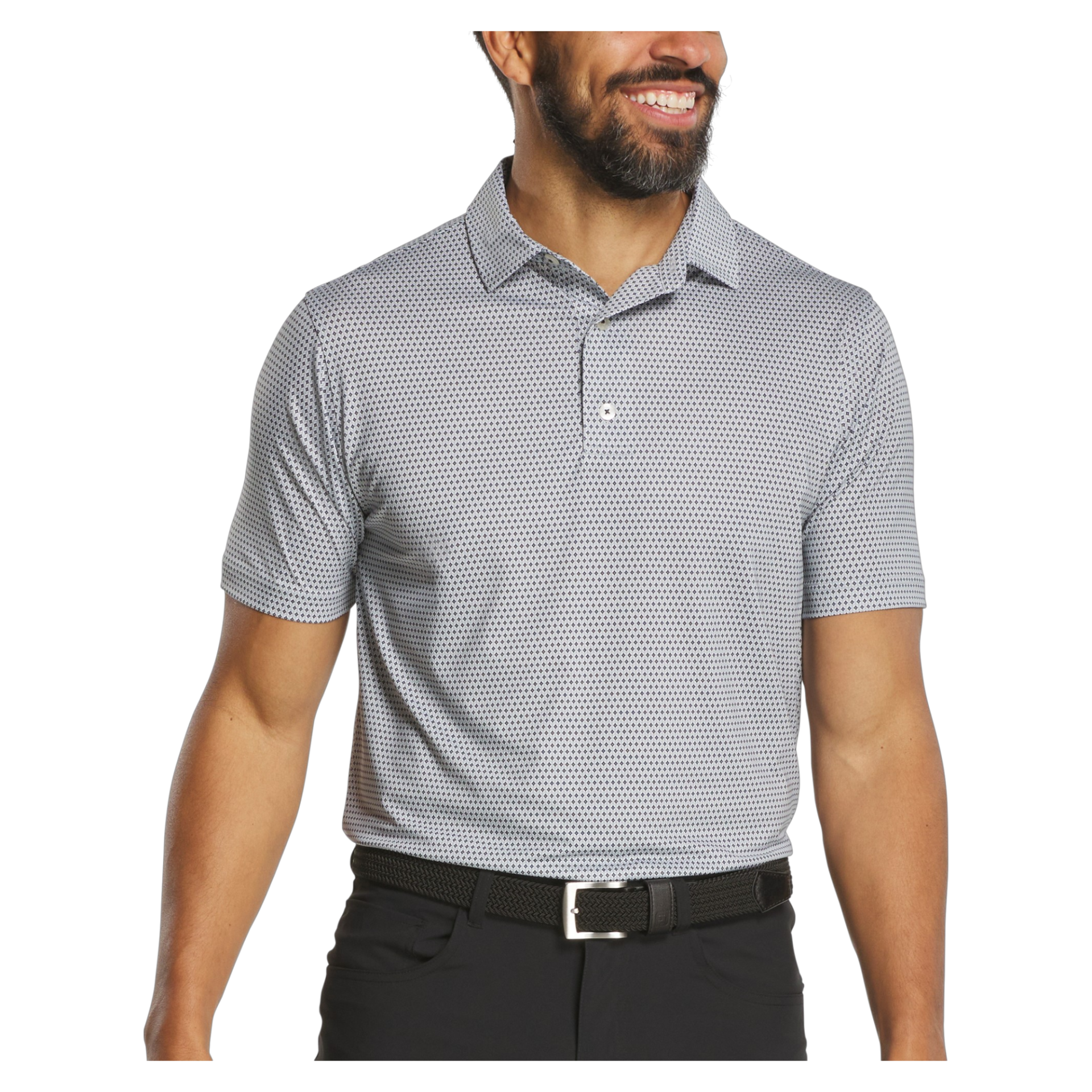 Áo ngắn tay FootJoy Stellar Print Lisle - 37508