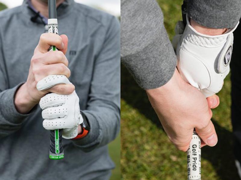 Kỹ thuật cầm gậy Grip sai hoặc quá chặt trong tập swing golf