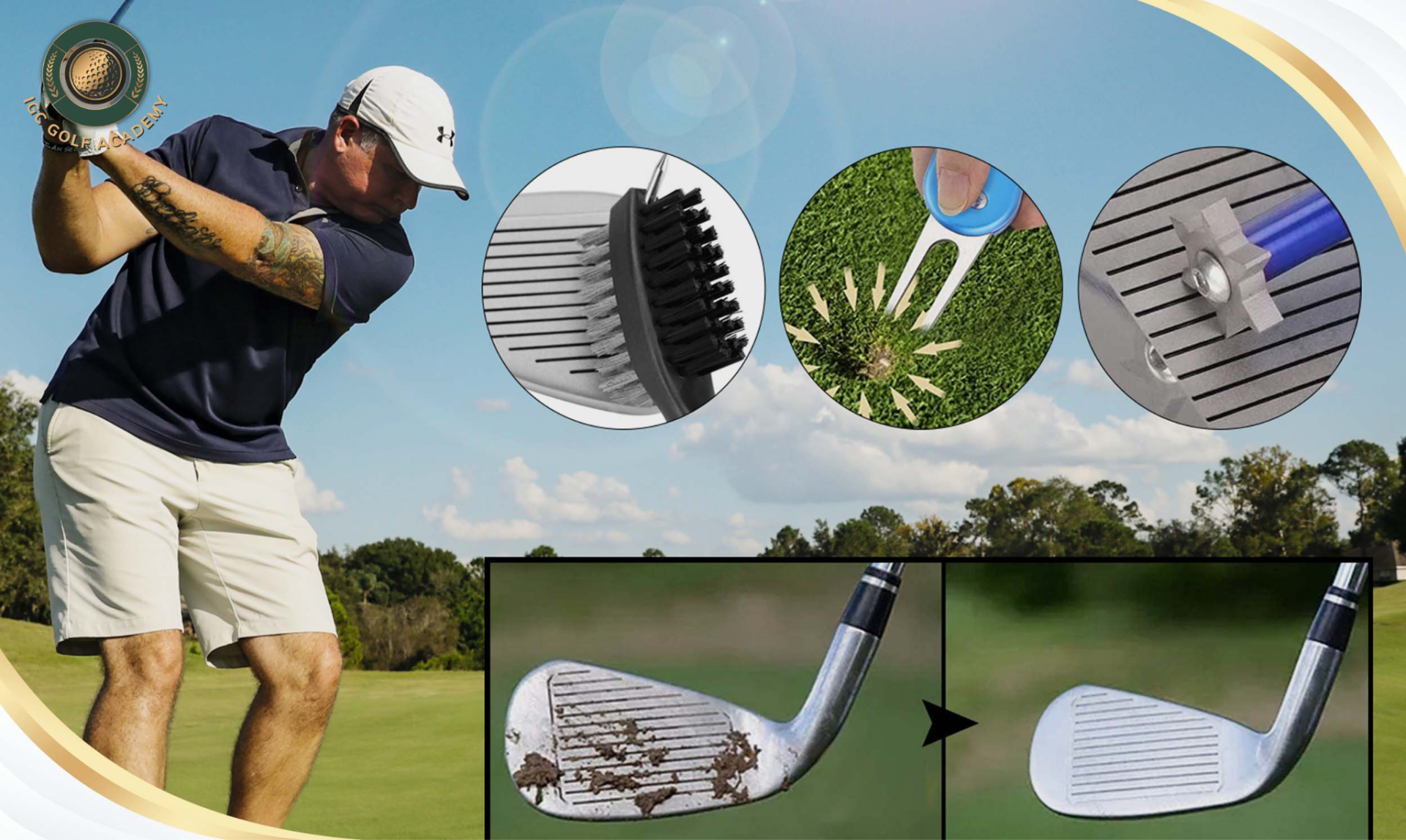 Quy trình 5 bước vệ sinh giày golf cơ bản cho golfer tại nhà
