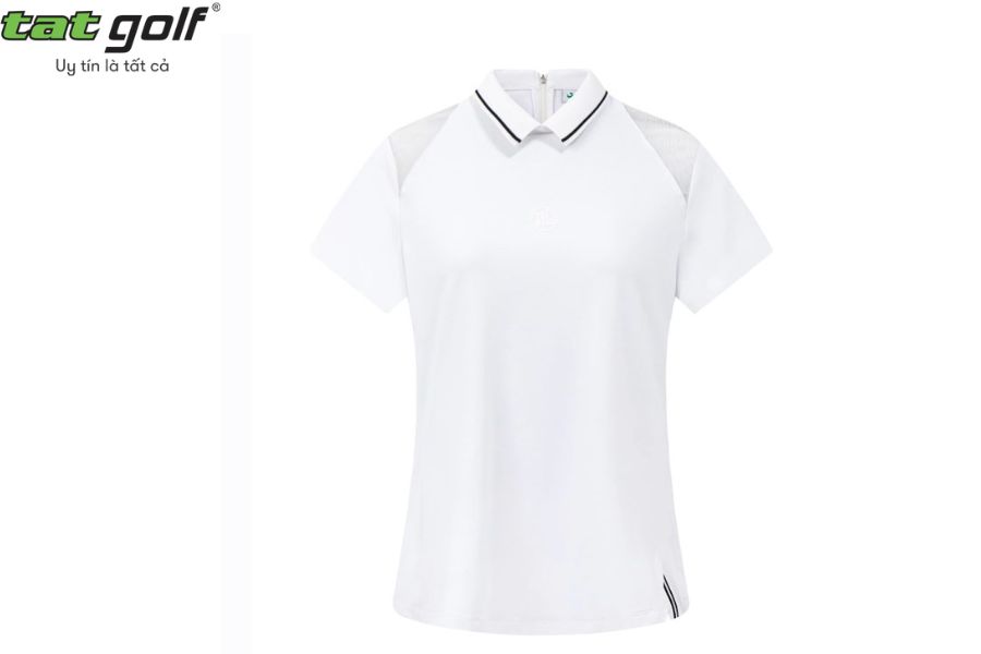 Trang phục golf nữ với áo polo hoặc áo không tay có cổ