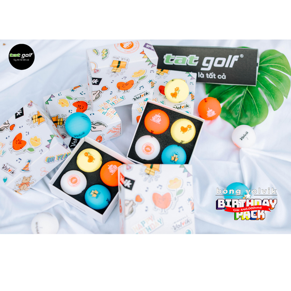 Bóng golf Volvik Birthday Pack