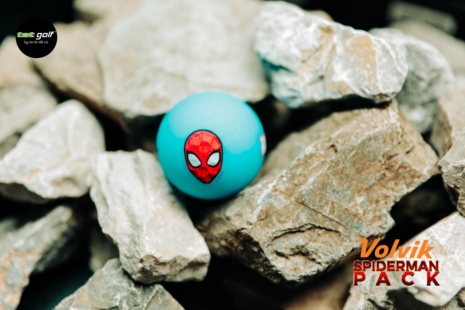Bóng golf Volvik Marvel Spider Man Pack