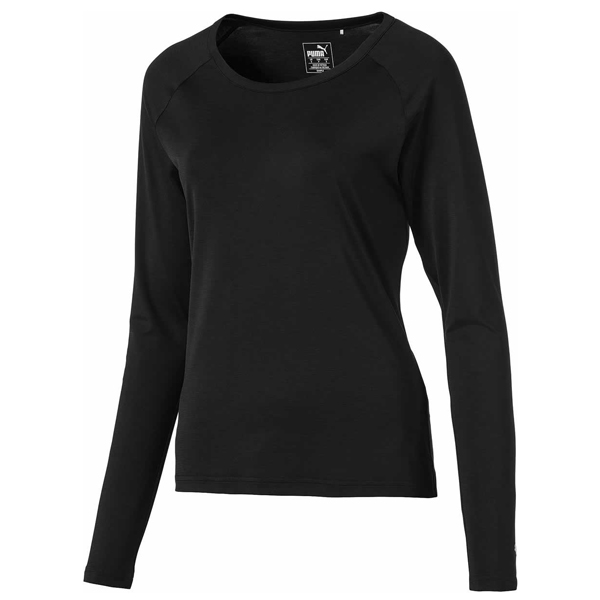 Áo Puma Fit Women's Long Sleeve sun Crew-Đen-M