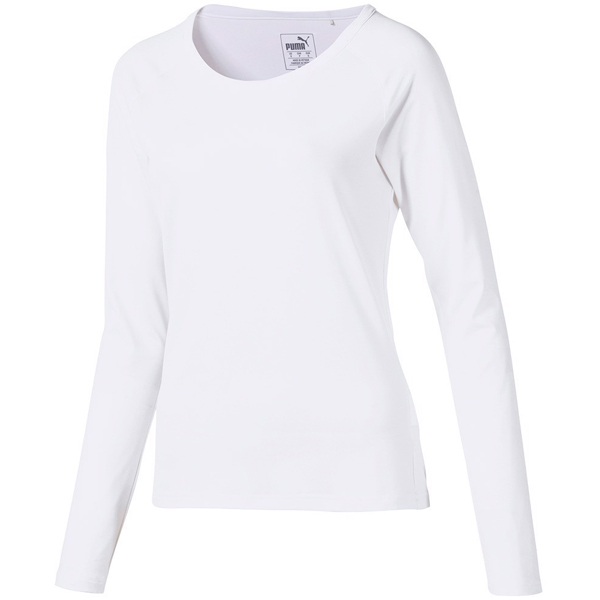 Áo Puma Fit Women's Long Sleeve sun Crew-Trắng-S
