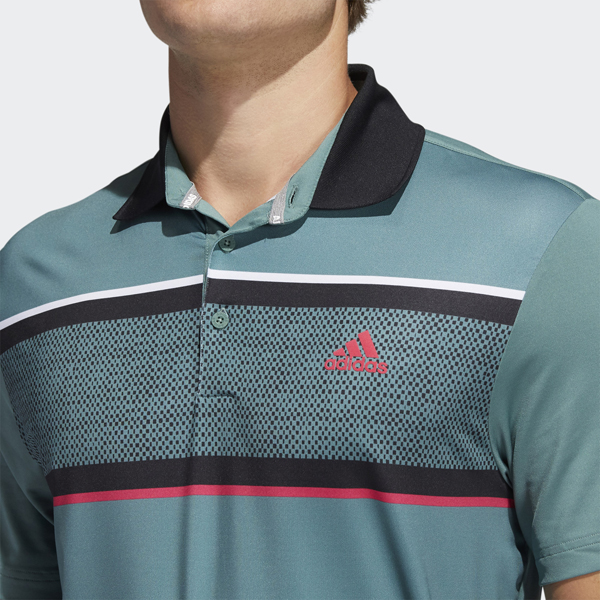 Áo ngắn tay golf adidas FR1143-Xanh rêu-M