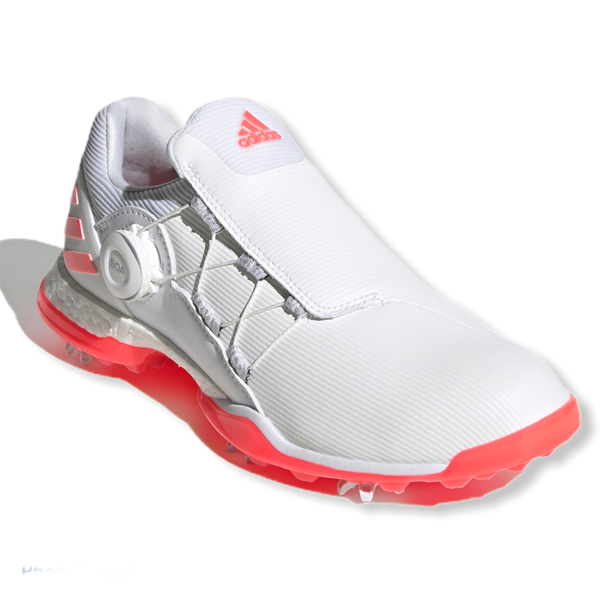 Giầy adidas Golf Powerwrap BOA EG9720/EG9722/FU9386 (lady)-Trắng/Hồng-7.5