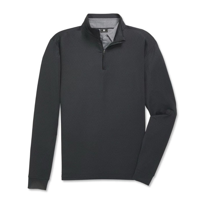 Áo golf dài tay FootJoy 37493 Tonal Deco Diamond Quarter-Zip