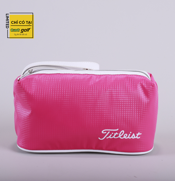 Túi phụ kiện golf Titliest PU Pouch (lady)-Hồng