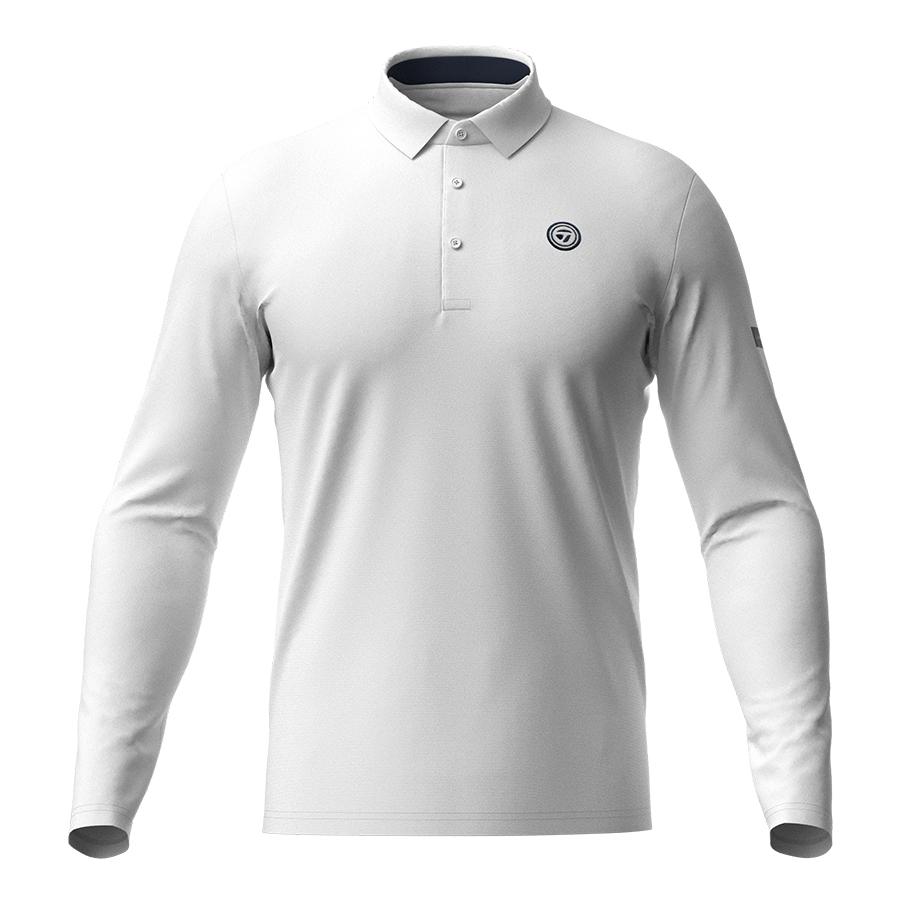 Áo golf dài tay  TaylorMade 2MFPO-TD444-WH-XO (XXL)
