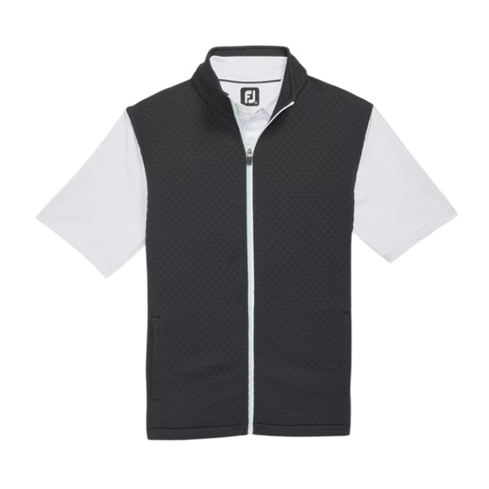 Áo Gile golf Footjoy Textured Knit Full Zip Vest 37495