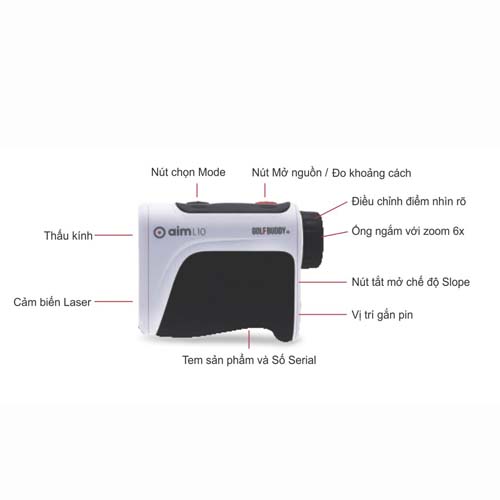 Ống nhòm Golf Buddy AIM L10