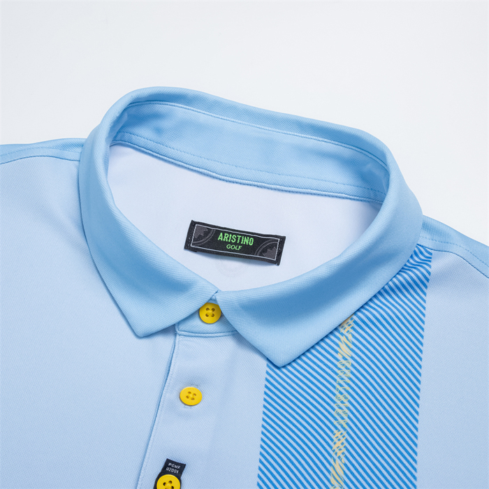 Áo ngắn tay golf Aristino APSG05AZ Xanh 65 in