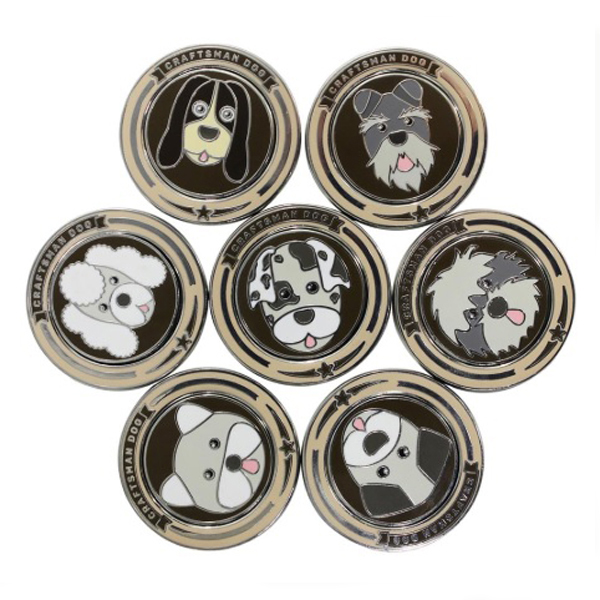 Ball marker golf Craftman Dogs
