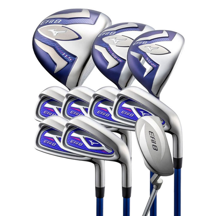 Bộ gậy Mizuno IR EFIL8 LDY PACKAGE SET 1W,5W,5U,7I-9,PW,SW,PT L (9g)