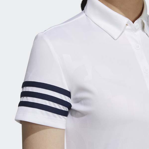 Áo golf ngắn tay adidas GM3668/GM3671 (Lady)-Trắng-M
