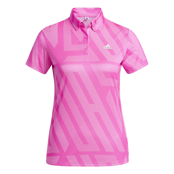 Áo golf ngắn tay Adidas GM3762 (lady)-S-Hồng