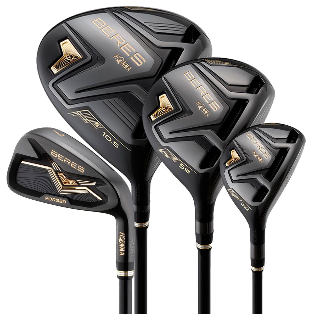 Bộ gậy golf fullset HONMA Beres 08 Black (13 gậy)