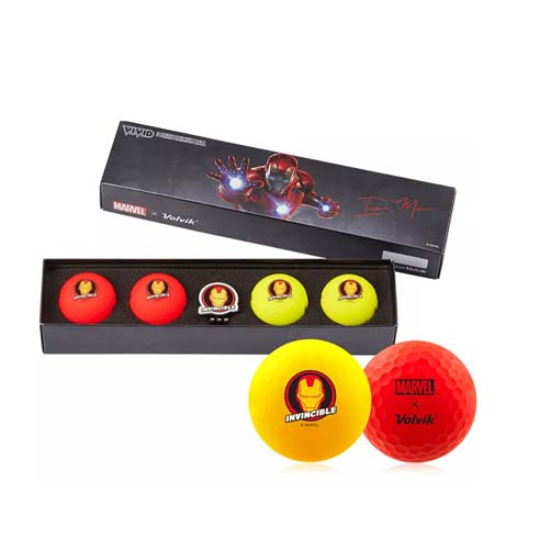 Bóng golf Volvik Vivid Marvel IRON MAN 23