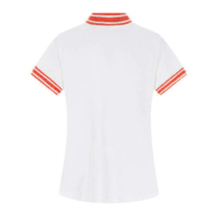 Áo Ngắn Tay Golf Nữ MipaGolf MSWTP039-WH/RD-L