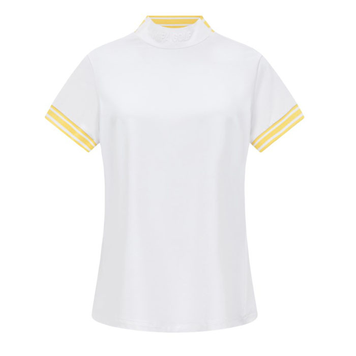 Áo Ngắn Tay Golf Nữ MipaGolf MSWTP039-WH-L