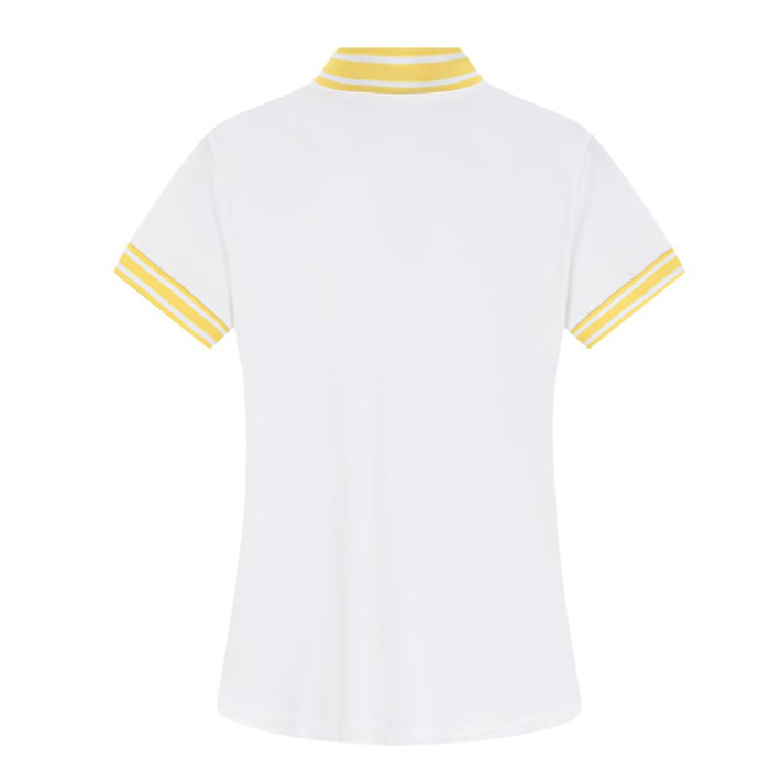 Áo Ngắn Tay Golf Nữ MipaGolf MSWTP039-WH-L