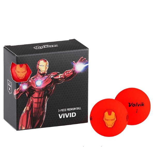 Bóng golf Volvik Marvel Iron Man Pack