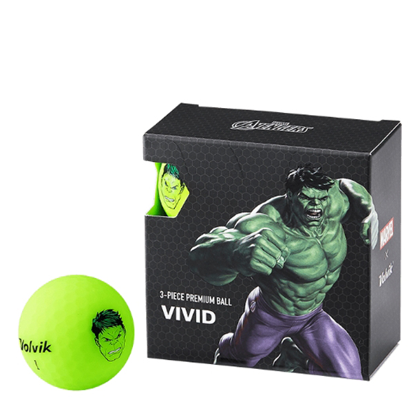 Bóng golf Volvik Marvel Hulk Pack