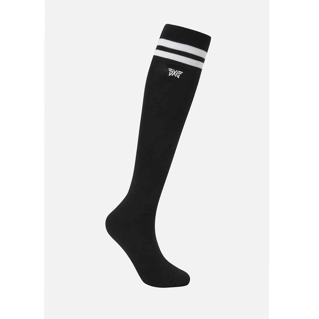 Tất golf PXG WMNS LOGO POINT OVER THE KNEE Black
