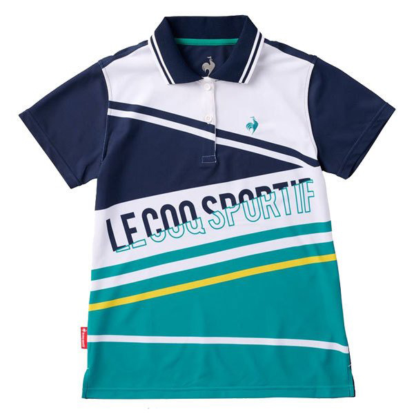 Aó golf ngắn tay Lecoq QGWTJA10-NV-M