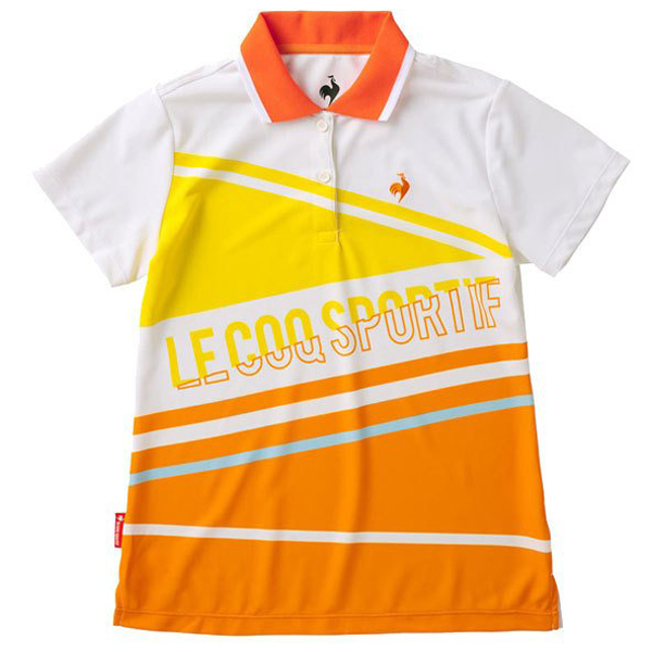 Aó golf ngắn tay Lecoq QGWTJA10-WH-S