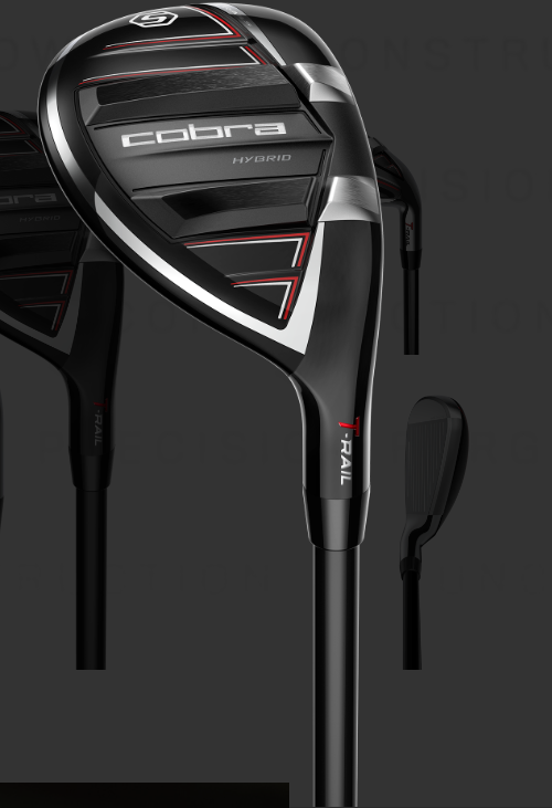 Bộ gậy sắt gôn  Cobra T-RAIL 2023 COMBO SET BLACK RH MNS 1H GR 5H6PS (7 gậy )
