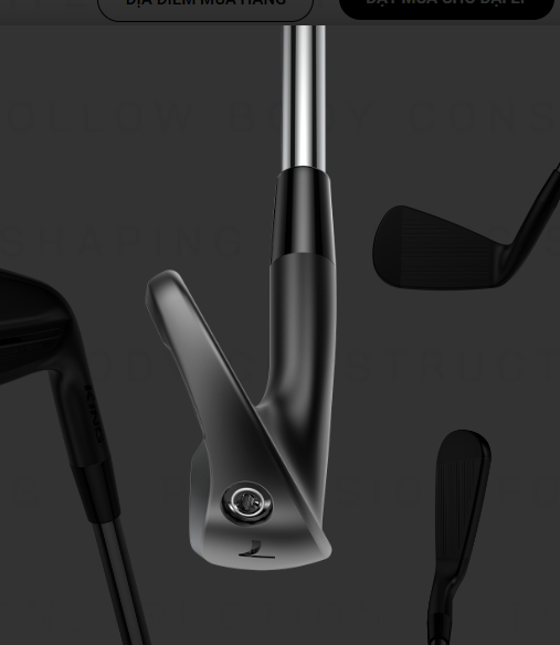 Bộ gậy sắt golf Cobra KING FORGED TEC 2022 IRN SET BLK RH MNS STL REG 5-PW,GW