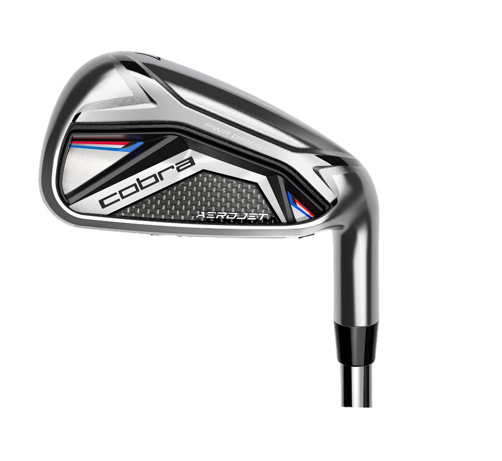 Bộ gậy sắt golf COBRA AEROJET IR SET SV RH MNS AS STL REG  5-PW,GW (7g)