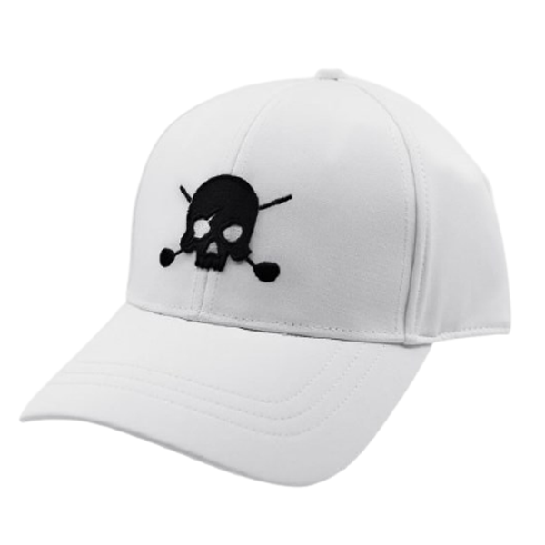 Mũ golf Volvik Skull Basic-Trắng