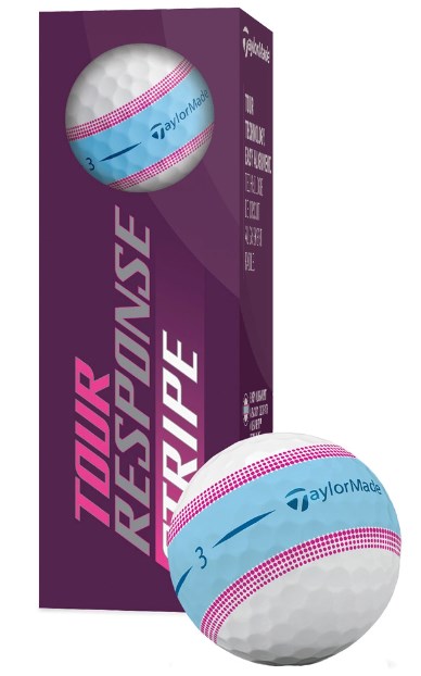 Bóng golf TaylorMade TM22 Tour Response Stripe BLPNK