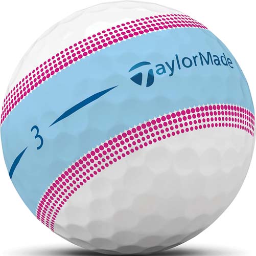 Bóng golf TaylorMade TM22 Tour Response Stripe BLPNK