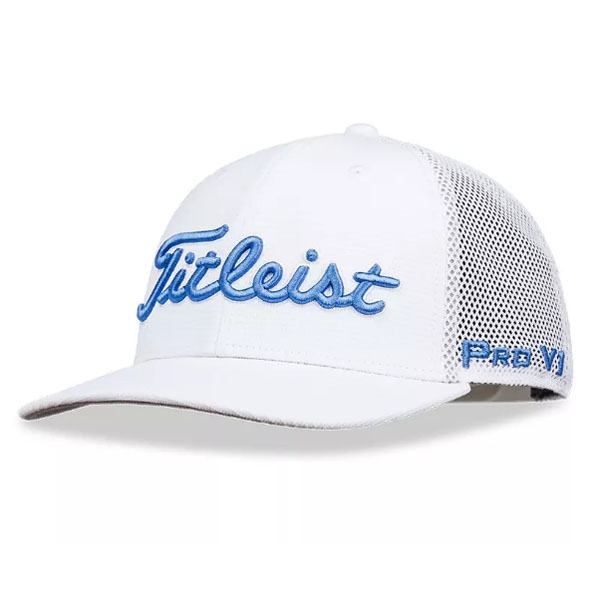 Mũ golf Titleist Tour Snapback Mesh 2019-Trắng/Xanh navy