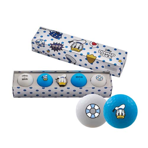 Bóng golf  Volvik Vivid Disney Donald (Lady)