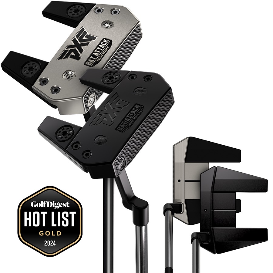 Gậy Putter PXG Battle Ready II RH Bat Attack - Black Shaft KBS CT Tour 120 SS OC Black/Gold