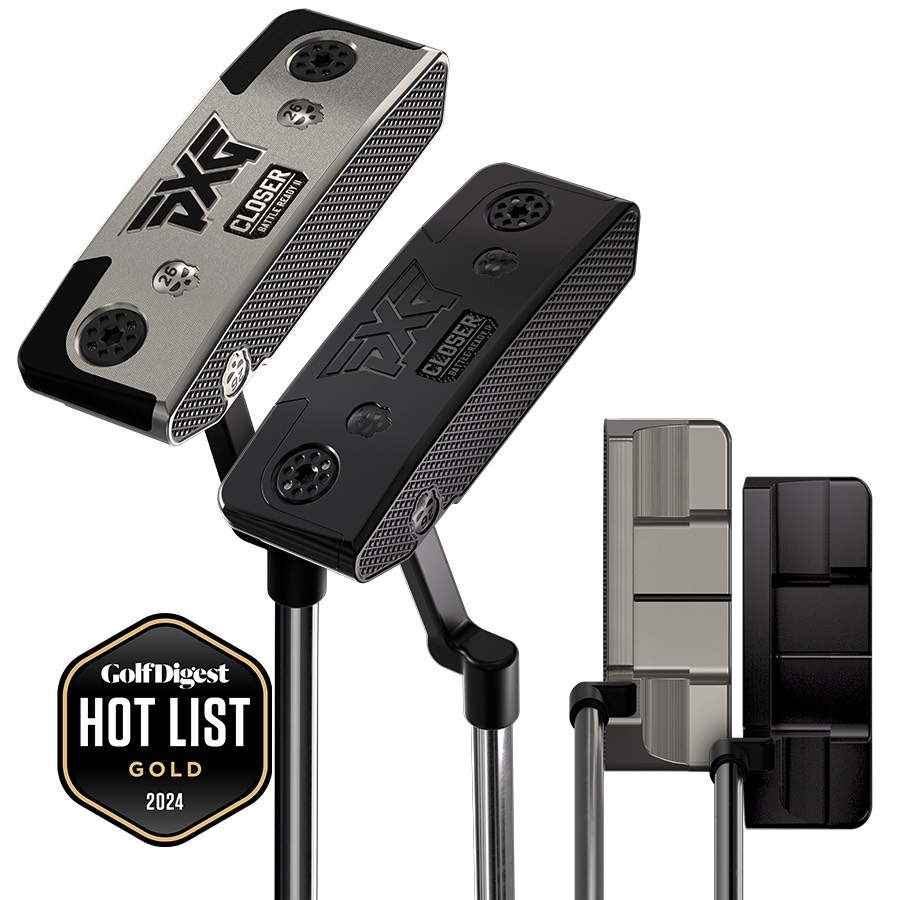 Gậy Putter PXG Battle Ready II RH Closer - Black Shaft KBS CT Tour 120 SS OC Black/Gold