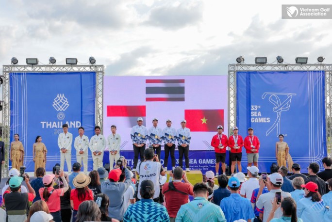 Việt Nam giành 3 tấm huy chương tại SEA Games 33 – Dấu ấn lịch sử của golf Việt